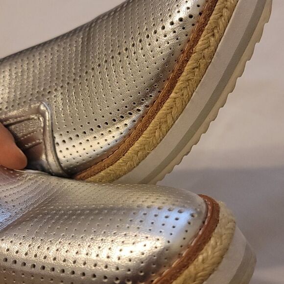Aldo silver platform loafers size 8 - Picture 6 of 8